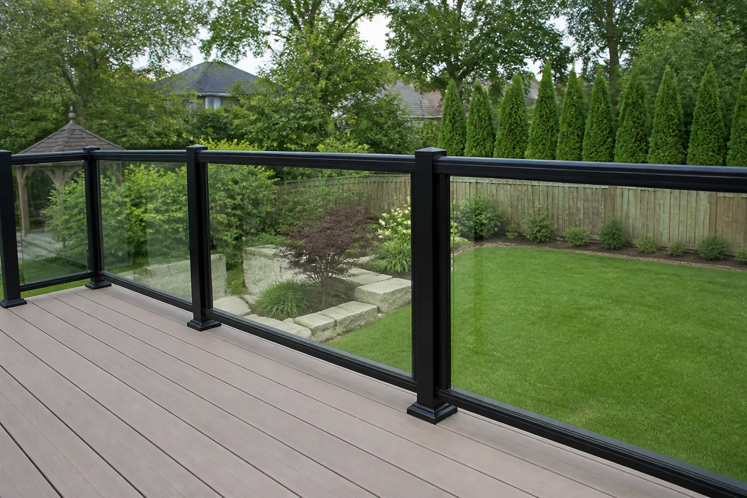 Aluminum & Glass Railings