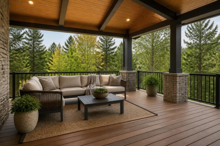 Covered Deck Construction