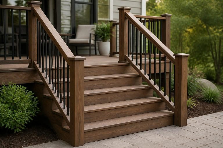 Deck Stairs & Railing Installation